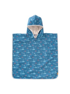 Poncho plajă cu protecție solară, model Shark