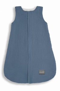 Sac de dormit din muselină, reversibil, 1 TOG S 0 - 4 luni - Petrol - Img 6