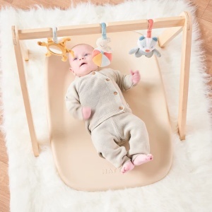Saltea pentru schimbat, impermeabilă din spumă, Beige - 70×50 cm - Img 5