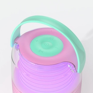 Boxă bluetooth și set Karaoke - Roz - Img 3