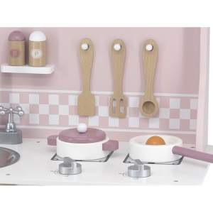 Bucatarie roz din lemn cu accesorii, PolarB, Viga - Img 3