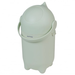 Coș anti-miros pentru scutece Dropy - Verde, 27 cm