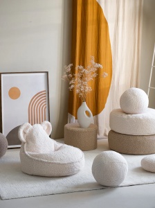 Cream White Bear Beanbag - Img 7
