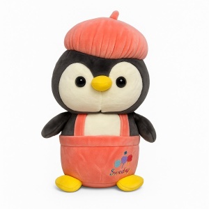 Jucărie de pluș - Pinguin, Roz