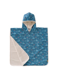 Poncho plajă cu protecție solară, model Shark - Img 2