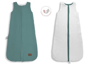 Sac de dormit din muselină, reversibil, 1 TOG M 4-24 luni - Ocean