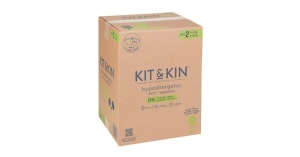 Scutece Hipoalergenice Eco Kit&Kin, Marimea 2, 4-8 kg , 152 buc - Img 4