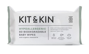 Șervețele Umede Biodegradabile Kit&Kin - 60 buc