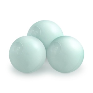 Set 50 de bile pentru piscină uscată - Mint perlat - Img 4