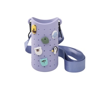 Suport de silicon pentru sticlă - Bestie Sling Purple - Img 2