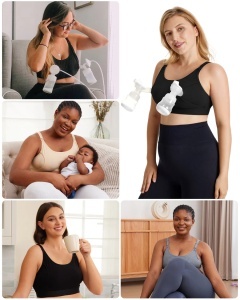 Sutien 2 in 1 The Original, pentu pompare, alaptare Hands Free – Negru - Img 2