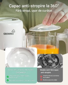 Aparat de gătit pentru prepararea hranei bebelușilor – gătire la abur, mixare și sterilizare, fără BPA - Img 5