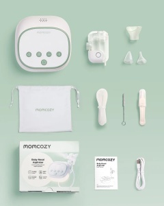Aspirator Nazal pentru bebeluși 2-în-1 cu difuzare soluție salină și sunete – BreezyClear Pro - Img 6