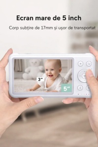 Baby monitor audio - video 1080P High Non-Wifi – Momcozy BM01 - Img 4