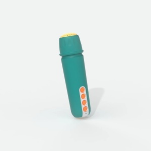 Boxă bluetooth și set Karaoke - Bleu - Img 4