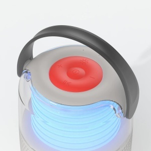 Boxă bluetooth și set Karaoke - Gri - Img 2