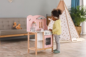 Bucatarie roz din lemn cu accesorii, PolarB, Viga - Img 6