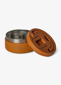 Caserolă termoizolantă cu 2 compartimente, caramel, 400ml - Img 7