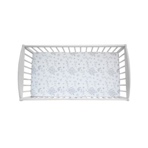 Cearșaf cu elastic pentru pătuț 120 × 60 cm – Bloom