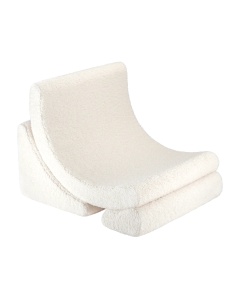 Cream White Moon Chair