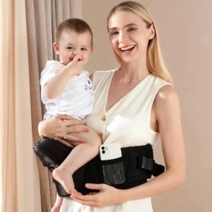Hip Seat, cu pernă ergonomică pentru șold, material respirabil și suport lombar, până la 22,5 kg - Img 2