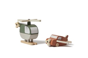 Jucării lemn - elicopter și avion - Img 7