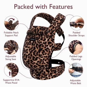 Marsupiu ERGONOMIC PureHug - Animal print - Img 9