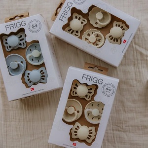 Prima suzetă a bebelușului, set de 4 buc - Floral heart - Cream - Img 4