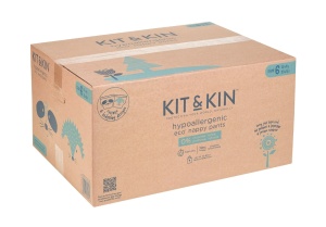 Scutece Hipoalergenice Eco Kit&Kin Chilotel XL6, Marimea 6, 15 kg+, 108 buc - Img 2