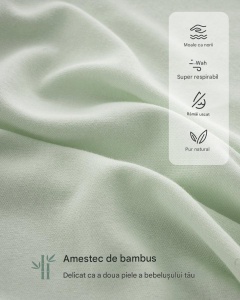 Set 2 Săculeți Swaddle 0-3 luni (3,5–6,5 kg) – Bloom - Img 4