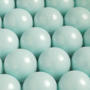 Set 50 de bile pentru piscină uscată - Mint perlat