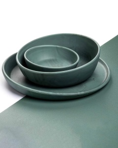 Set cadou pentru masă - Marble Seiheki Green