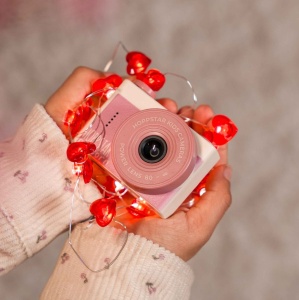 Aparat foto video digital pentru copii – Hoppstar Popcorn Pink Dusk - Img 6