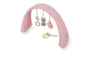 Arcadă activități pentru bebe cu jucării senzoriale și aparat de sunete– Pink