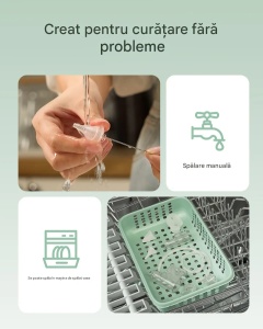 Aspirator Nazal pentru bebeluși 2-în-1 cu difuzare soluție salină și sunete – BreezyClear Pro - Img 3