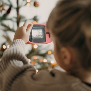 Cameră foto-video digitală pentru copii KIDYCAM - Pink - Img 4