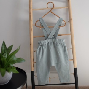 Costum botez băieți verde vestă cu pantaloni