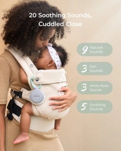 Dispozitiv portabil White Noise cu acumulator și lumină, 20 de sunete relaxante, conectivitate Bluetooth - Img 3