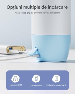 Încălzitor mobil super-rapid 600 ml – lapte matern și apă, baterie 10.000 mAh, perfect pentru călătorii - Img 5