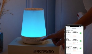Lampă de veghe si Aparat de sunete "white noise" – Control Mobil Baby Momcozy - Img 4