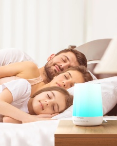 Lampă de veghe si Aparat de sunete "white noise" – Control Mobil Baby Momcozy - Img 7