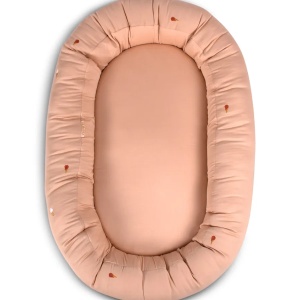 Babynest din bumbac organic - Frappé - Img 2