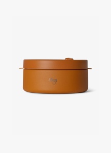 Caserolă termoizolantă cu 2 compartimente, caramel, 400ml