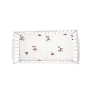Cearșaf cu elastic pentru pătuț 120 × 60 cm – Jungle Bird