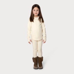 Colanți termici copii angora cream - Img 3