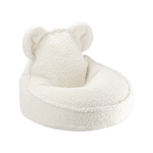Cream White Bear Beanbag