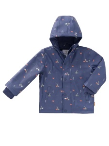 Geacă de ploaie copii - Rabbit Mood Indigo