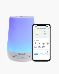 Lampă de veghe si Aparat de sunete "white noise" – Control Mobil Baby Momcozy - Img 11