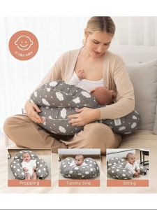 Pernă de alăptat ajustabilă cu suport ergonomic - Img 3
