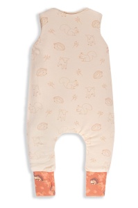 Sac de dormit reversibil cu picioare 2.5 TOG– 6-12 luni Arici/Cream - Img 2